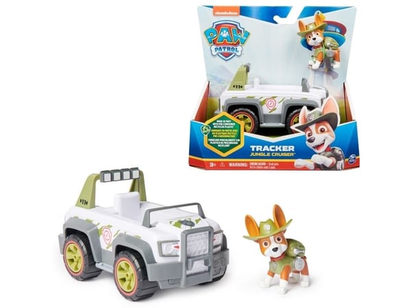 PAW Patrol PAW VHC BascVhclsSustainbl Zuma GML, Kjøretøy, PAW Patrol, 3 år, Plast, Svart, Oransje