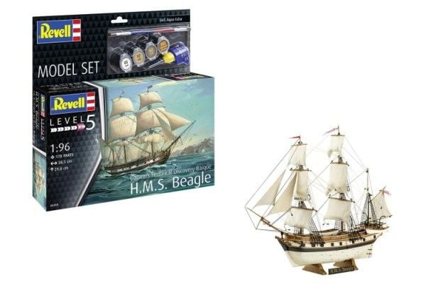 Revell modellbyggesett – H.M.S. Beagle (05458)