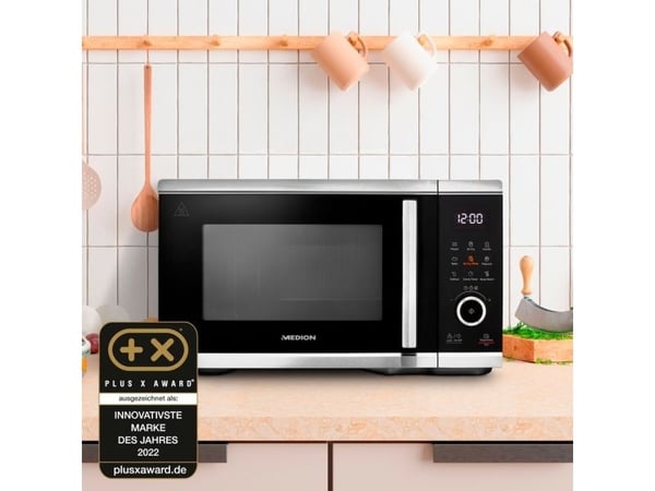 MEDION MD 11499, Benkeplate, Kombinasjon mikrobølge, 25 l, 900 W, Innebygd skjerm, LED