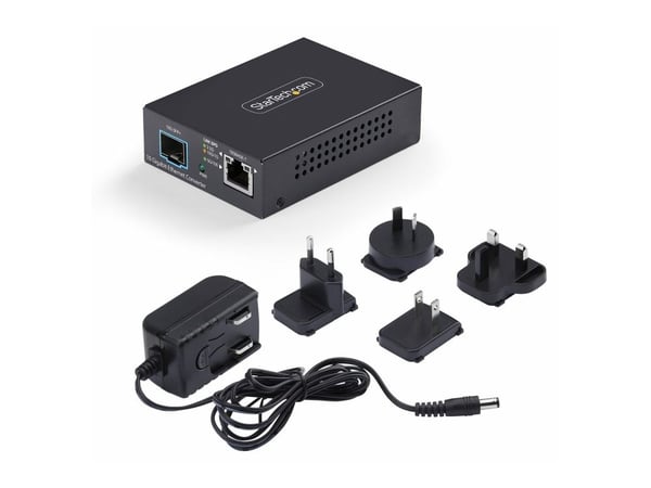 StarTech.com - Kuitumuunnin - 10GbE, 5GbE, 2.5GbE - valokuidun välityksellä - 10GBase-X, 10GBase-T, 10GBase-R, 10GBase-LR, 10GBase-SR - SFP+ / RJ-4...