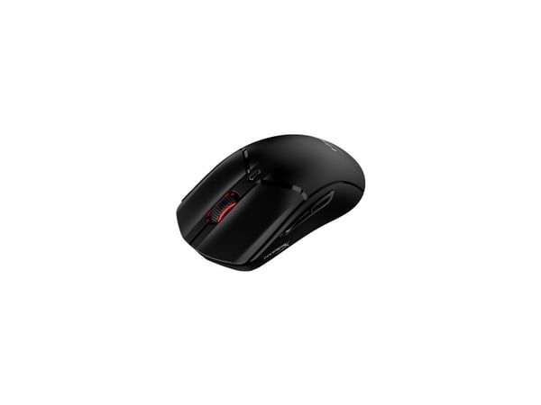 HyperX Pulsefire Haste 2 - Mus - optisk - 6 knapper - trådløs, kablet - 2.4 GHz, Bluetooth 5.0 - USB trådløs mottaker - svart