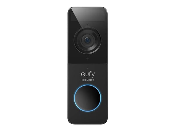 Eufy - Dørklokkesett - trådløs - Wi-Fi - svart
