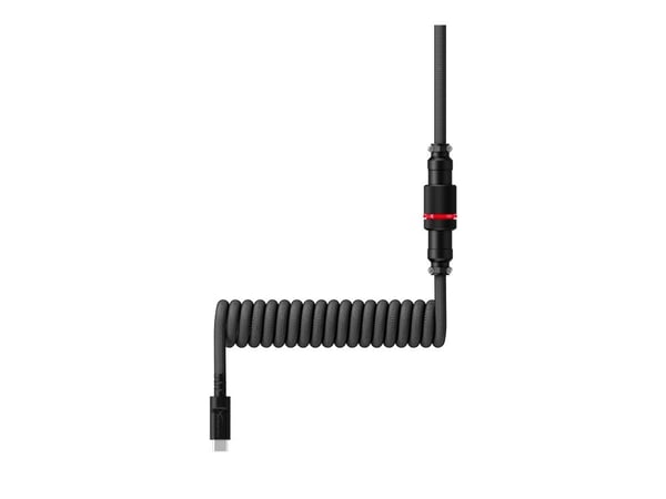 HyperX - USB-kabel - 1.37 m - lindad - gråsvart