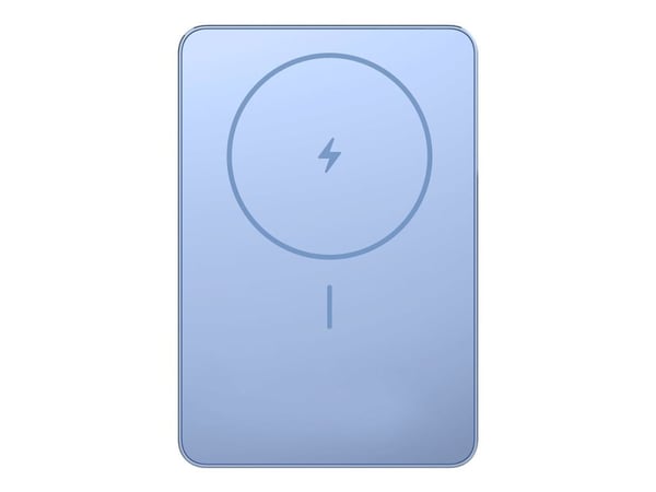 Xiaomi Super Slim Magnetic Power Bank 5000, 5000 mAh, Litiumioni (Li-Ion), Langaton lataaminen, 3,87 V, Sininen
