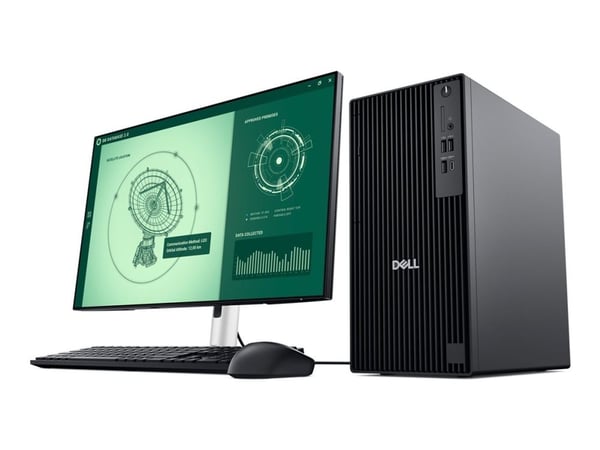 Dell Pro Tower Plus QBT1250 - AI PC - tower Core Ultra 5 235 / inntil 5 GHz - RAM 16 GB - SSD 512 GB - NVMe, TLC - DVD-Writer - Intel Graphics - Gi...