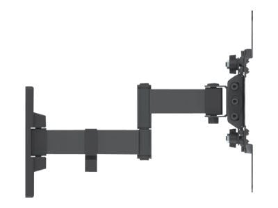 Manhattan TV & Monitor Mount, Wall, Full Motion, 1 screen, Screen Sizes: 13-42", Black, VESA 75x75 to 200x200mm, Max 20kg, Tilt & Swivel with 3 Piv...