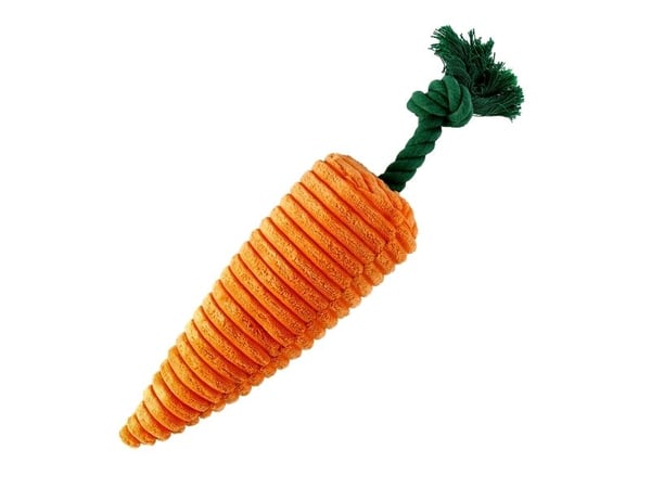 Dogman Hundleksak Morot Plysch Med Pip 33cm 33cm