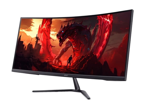 Acer Nitro ED340CUR X0bmiipx - ED0 Series - LCD-skärm - spel - böjd - 34" - 3440 x 1440 UWQHD - 250 cd/m² - HDR10 - 1 ms - 2xHDMI, DisplayPort - hö...