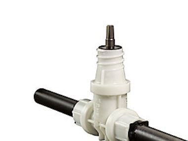 Luukkuventtiili 50mm - Delrin. PE100-SDR11 putkenpäässä