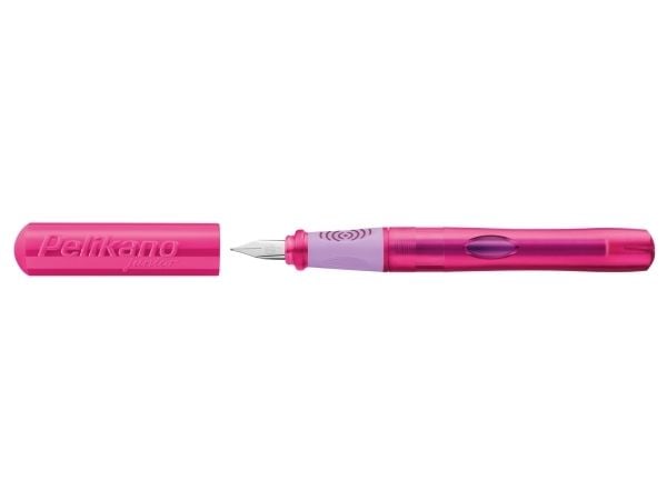 Pelikan 824866, Rosa, Fyllesystem med patron, Blå, Rustfritt stål, Venstrehendt, Boks