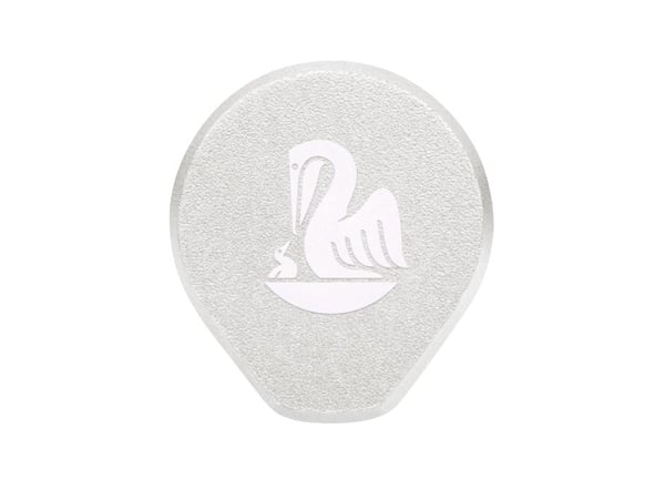 Pelikan 823647, Sølv, Fyllesystem med patron, Blå, Rustfritt stål, Medium, Gave boks