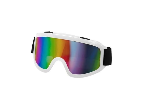 Hvite ski-briller