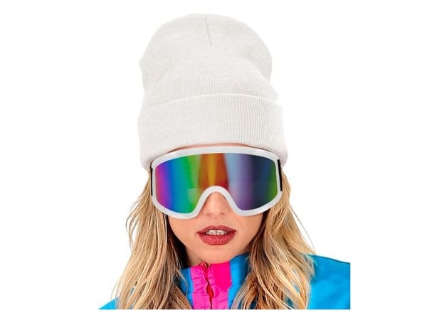 Hvite ski-briller