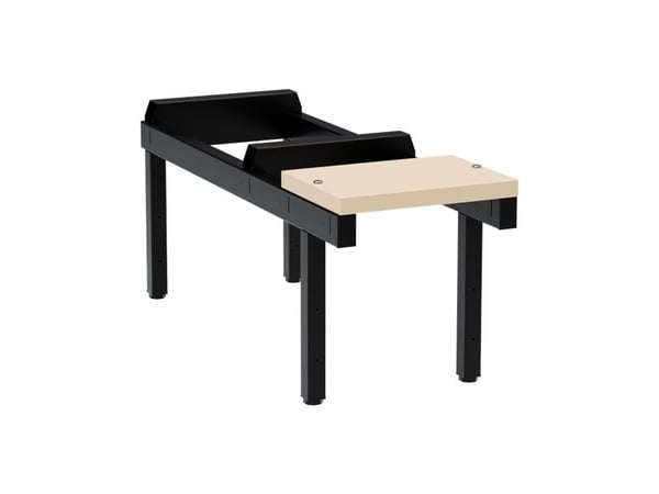 Sittebenk i bøk, enkel 300x550 mm