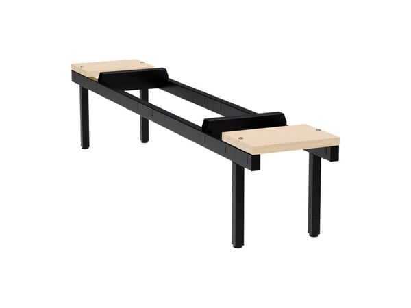 Benkeplate i bjørk, dobbel 300x1100mm