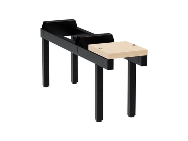 Benkeplate bjørk, enkel 200x550 mm