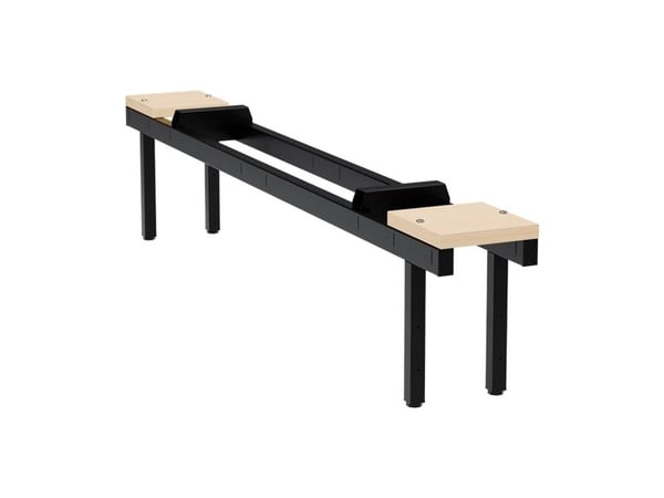 Benkeplate i bjørk, dobbel 200x1100 mm
