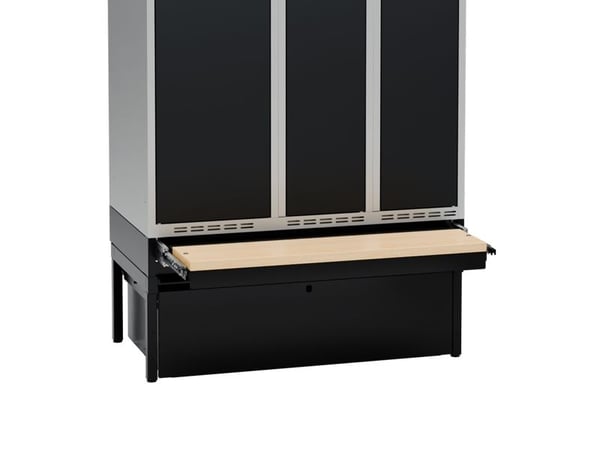 Underdel med skuff og benk, 1000x550 mm