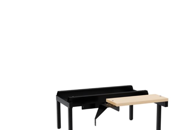 Benkeramme i bjørk, hjørne 800x400 mm