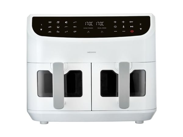 MEDION LIFE P20, Varmluftsfrityr, 8,7 l, 50 °C, 200 °C, 60 min, Dobbel