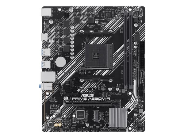 ASUS PRIME A520M-R - Hovedkort - micro ATX - Socket AM4 - AMD A520 Chipset - USB 3.2 Gen 1 - Gigabit LAN - innbygd grafikk (CPU kreves) - HD-lyd (8...