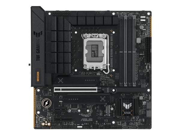 ASUS TUF GAMING B760M-PLUS WIFI II - Hovedkort - micro ATX - LGA1700-sokkel - B760 Chipset - USB 3.2 Gen 2, USB 3.2 Gen 1, USB-C 3.2 Gen2 - Wi-Fi 6...