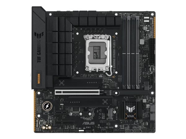 ASUS TUF GAMING B760M-PLUS II - Hovedkort - micro ATX - LGA1700-sokkel - B760 Chipset - USB-C 3.2 Gen 2x2, USB 3.2 Gen 2, USB 3.2 Gen 1 - 2.5 Gigab...