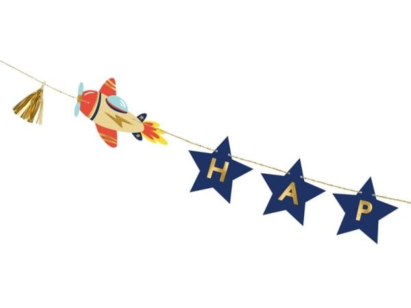 PartyDeco GRL108, Garland, Papir, Flerfarget, Bilde, Bursdag, Universell