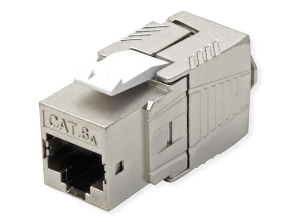 ROLINE 21.17.0327, Flat, Sølv, RJ-45, RJ-45, Hunkjønn, Hunkjønn