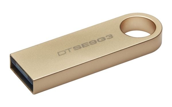 Kingston Technology DataTraveler SE9 G3, 512 GB, USB Type-A, 3.2 Gen 1 (3.1 Gen 1), 220 MB/s, Uten lokk, Gull