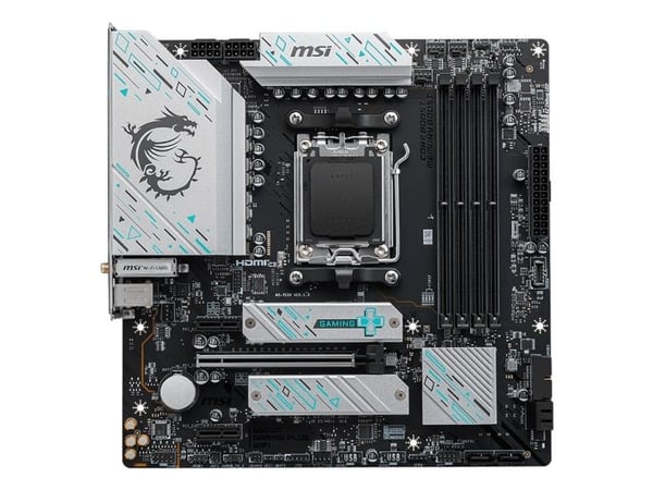MSI B650M GAMING PLUS WIFI - Hovedkort - micro ATX - Socket AM5 - AMD B650 Chipset - USB 3.2 Gen 1, USB-C 3.2 Gen2, USB 3.2 Gen 2 - 2.5 Gigabit LAN...