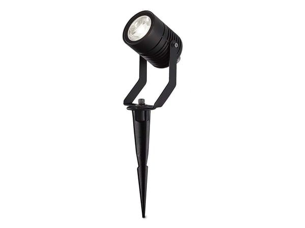 Nedis ZBLOS10RGBW3, Utendørs bakkebelysning, Sort, Aluminium, IP65, Hage, Gressplen, Gangsti, Terrasse, Gulvmontering