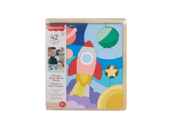 Fisher Price Wood Space Puzzle