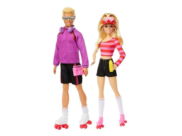 Barbie Fashionistas dukker og tilbehør, motedukke, menn og kvinner (sett), 3 år, jente, flerfarget
