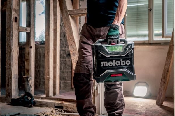 Metabo RC 12-18, Arbeidsplass, Analog og digital, DAB+, FM, 87,5 - 108 MHz, 174,928 - 239,2 MHz, 174 - 240 MHz