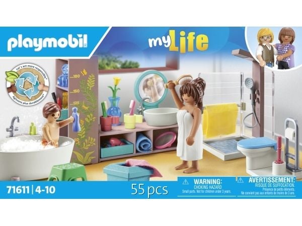 Playmobil Rinkinys figur My Life 71611 Łazienka