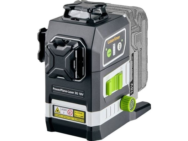 Laserline line laser 3x360gr - PowerPlane 3G multi 18V vihreä laser, u/batt, toimitetaan kotelossaan