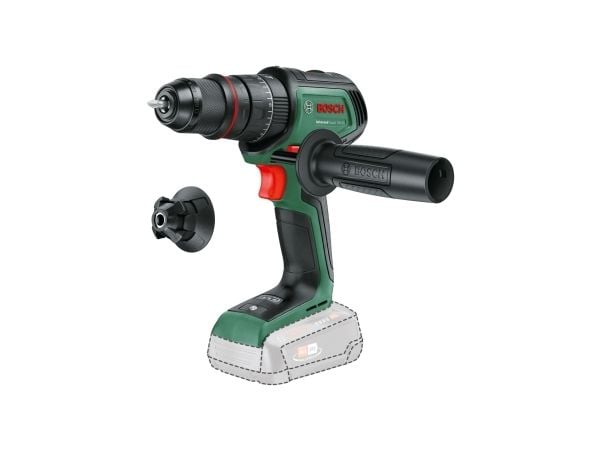 Bosch AdvancedImpact 18V-80 QuickSnap, Boremaskin med pistolgrep, Nøkkelløs, Svart, Grønn, 1,3 cm, 1950 RPM, 4 cm - SOLO