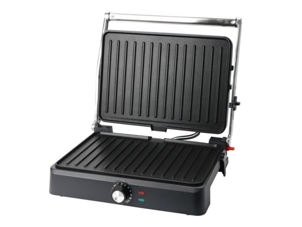 Emerio CG-130859, Sort, Rustfritt stål, Rektangulær, Rotasjon, 340 x 240 mm, 1 zone(s), Hengslet Lokk