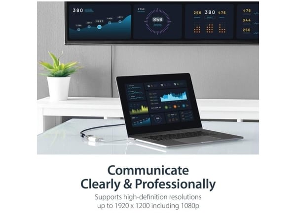 TECHly - Extern videoadapter - USB-C - VGA