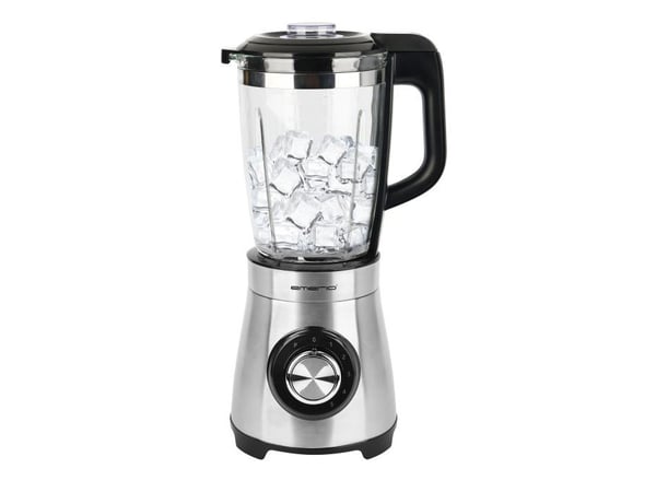 Emerio BL-126794, Bærbar blender, 1,75 l, Pulsfunksjon, 1000 W, Sort, Rustfritt stål, Gjennomsiktig