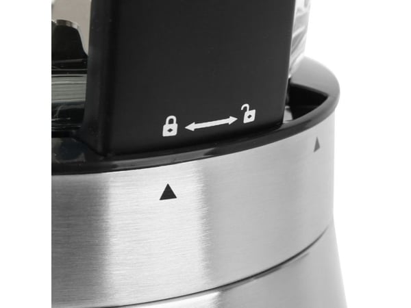 Emerio BL-126794, Bærbar blender, 1,75 l, Pulsfunksjon, 1000 W, Sort, Rustfritt stål, Gjennomsiktig