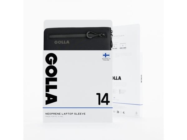 Golla - Notebookhylster - neopren - 14" - svart
