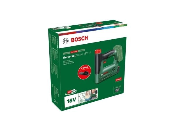 Bosch UniversalTacker 18V-14 18V grønn/svart uten batteri og lader STRØM FOR ALLE (06032A7001)