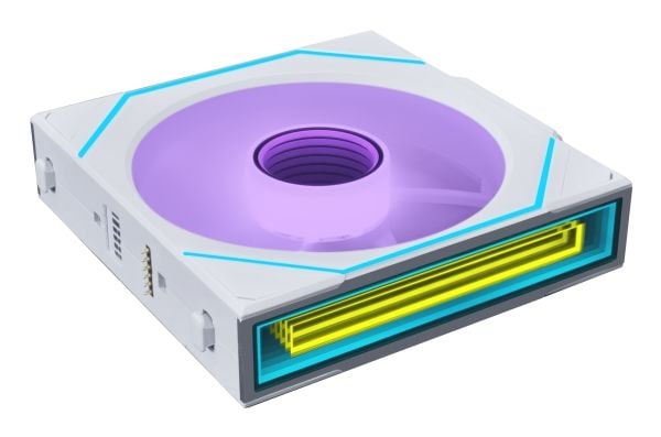 Lian Li UF-RSLIN120-1W, Vifte, 12 cm, 220 RPM, 2100 RPM, Hvit