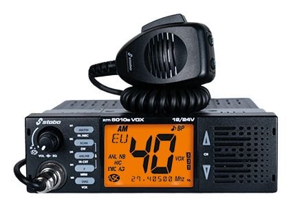 Stabo xm 5010e, Profesjonell mobilradio (PMR), 40 kanaler, 188 mm, 54 mm, 160 mm, 965 g