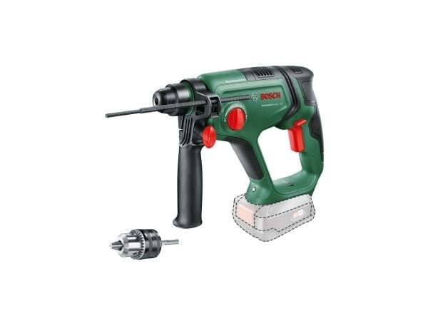 Bosch UniversalHammer 18V - Roterende hammer - trådløs - SDS-plus - 2 joule - uten batteri, ingen lader - 18 V - SOLO