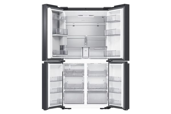 Samsung RF65DG9H0EB1, Vapaasti seisova, Ranskalainen ovi, Musta, Kosketus, LED, Ovessa