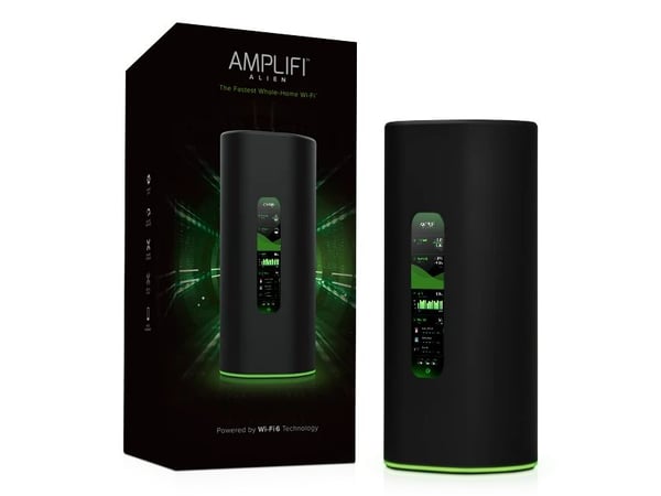 Ubiquiti AmpliFi Alien Router, Wi-Fi 6 (802.11ax), Dobbelbånd (2.4 GHz / 5 GHz), Ethernet/bredbåndsforbindelse, Sort, Frittstående router