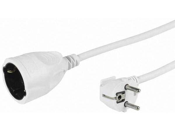 Vivanco VVELEXTLEAD20W, 2 m, Sisä- ja ulkotila, Tyyppi F, Tyyppi F, 1,5 mm², Valkoinen